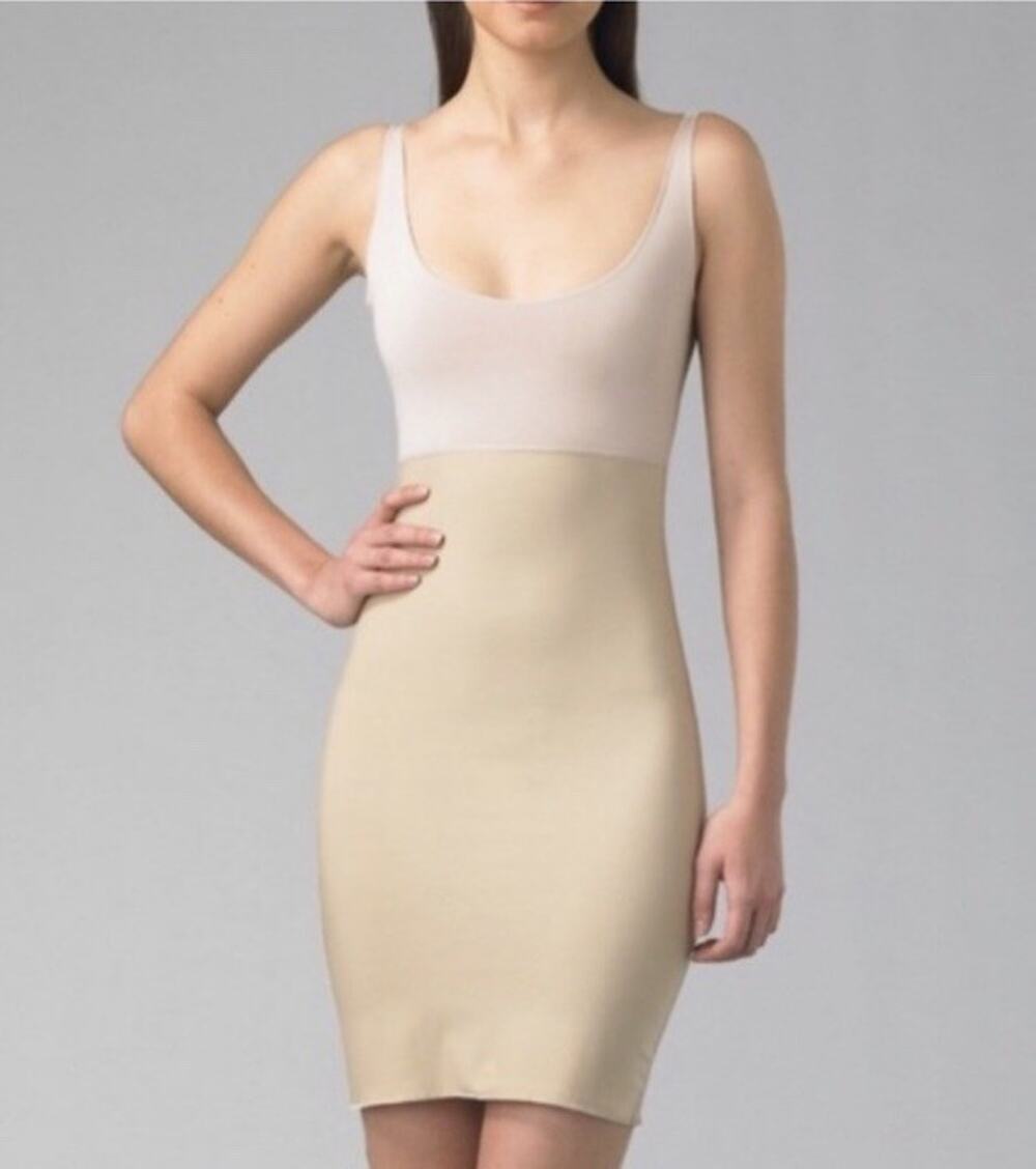 SPANX Hide & Sleek Full Slip Shapewear Nude Seamless Smoothing Slip - Size L